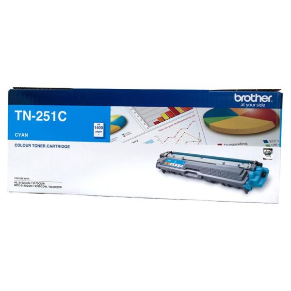 Genuine Brother TN251 Cyan Toner