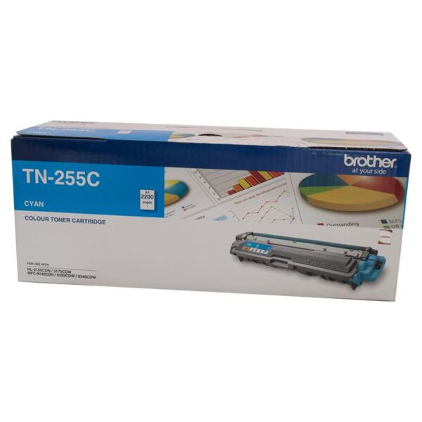 Genuine Brother TN255 Cyan Toner