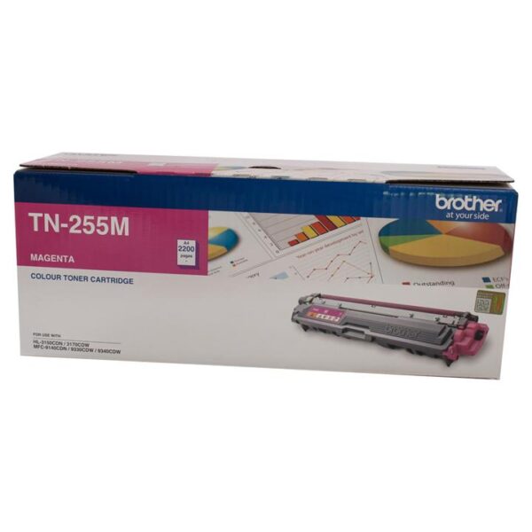 Genuine Brother TN255 Magenta Toner