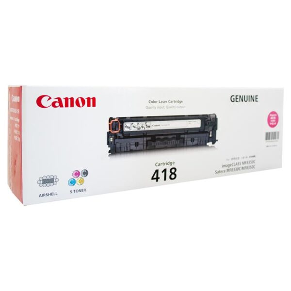 Genuine Canon CART418 Magenta Toner