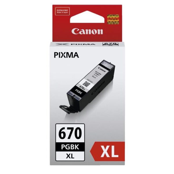 Genuine Canon PGI 670 XL Black