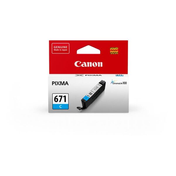 Genuine Canon CLI 671 Cyan