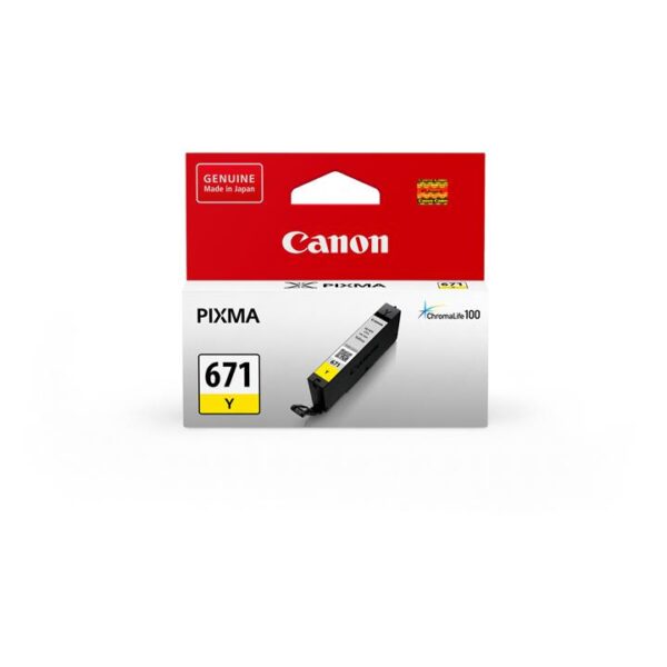 Genuine Canon CLI 671 Yellow