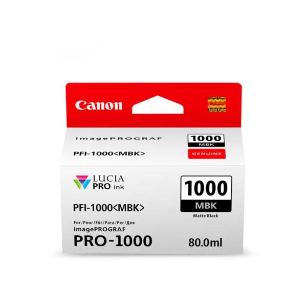 Genuine Canon PFI 1000 Matte Black