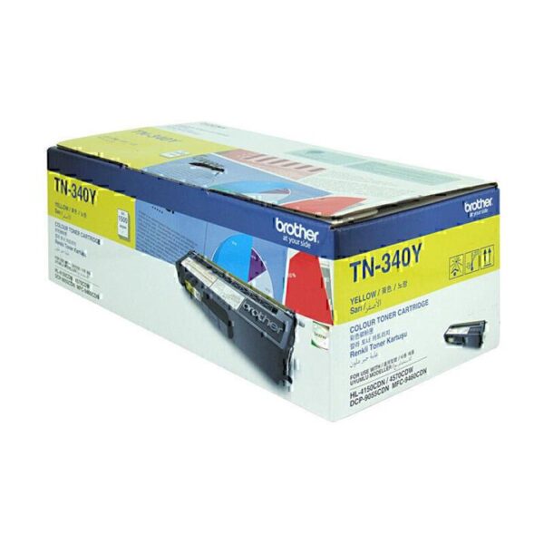 Genuine Brother TN340 Yellow Toner