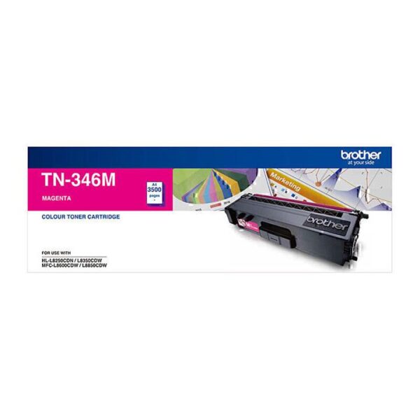 Genuine Brother TN346 Magenta Toner