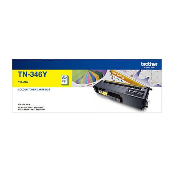 Genuine Brother TN346 Yellow Toner