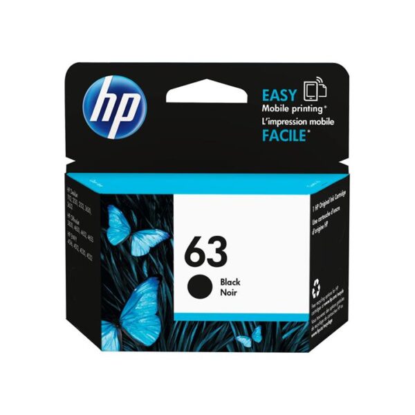 Genuine HP 63 Black