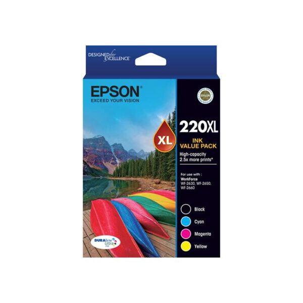 Genuine Epson 220 XL Value Pack