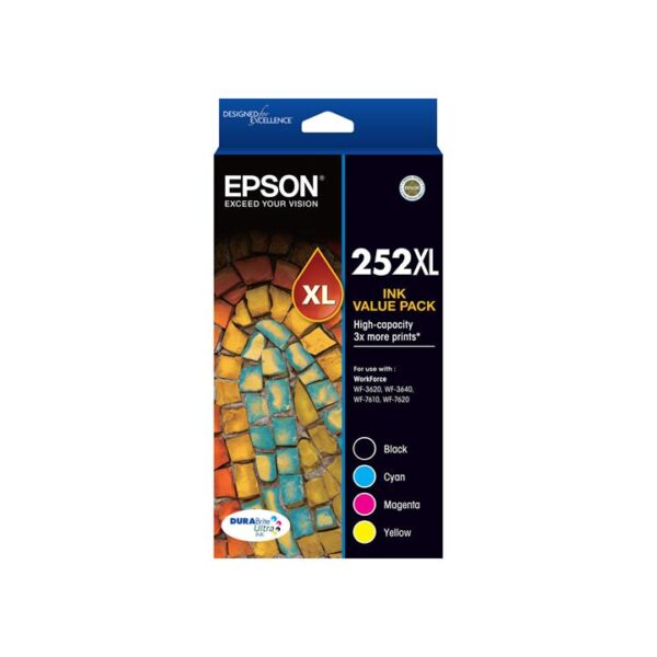 Genuine Epson 252 XL Value Pack