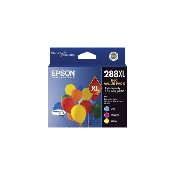 Genuine Epson 288 XL CMY Pack