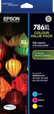 Genuine Epson 786 XL 3 Colour Pack