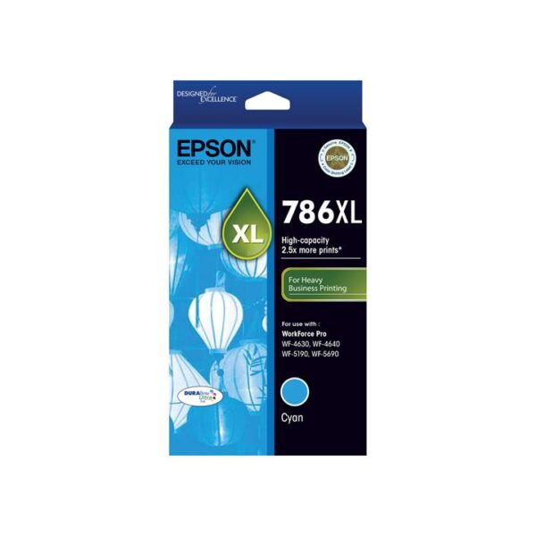 Genuine Epson 786 XL Cyan