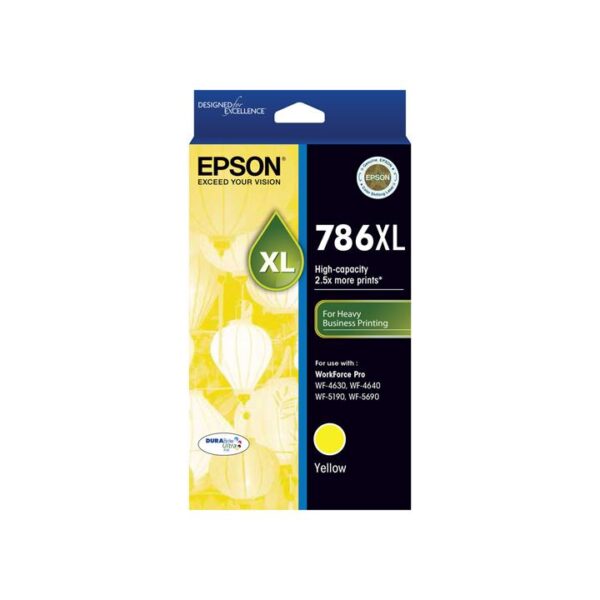 Genuine Epson 786 XL Yellow