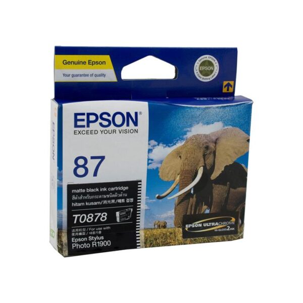 Genuine Epson T0878 Matte Black