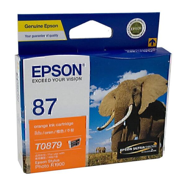 Genuine Epson T0879 Orange