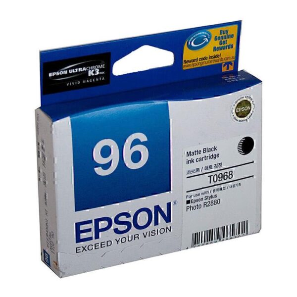 Genuine Epson T0968 Matte Black