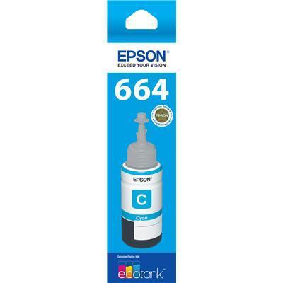 Genuine Epson T664 Cyan EcoTank