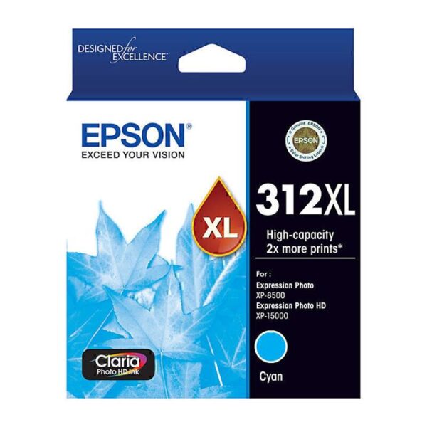 Genuine Epson 312XL Cyan