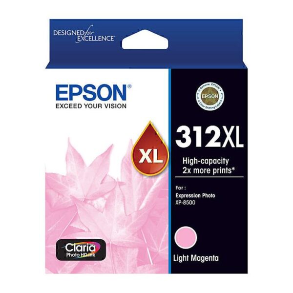 Genuine Epson 312XL Light Magenta