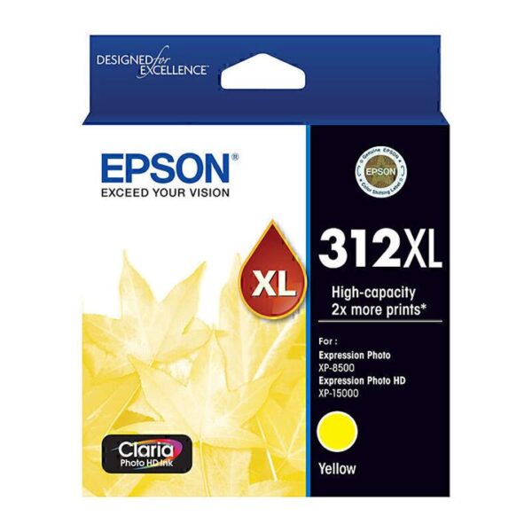 Genuine Epson 312XL Yellow