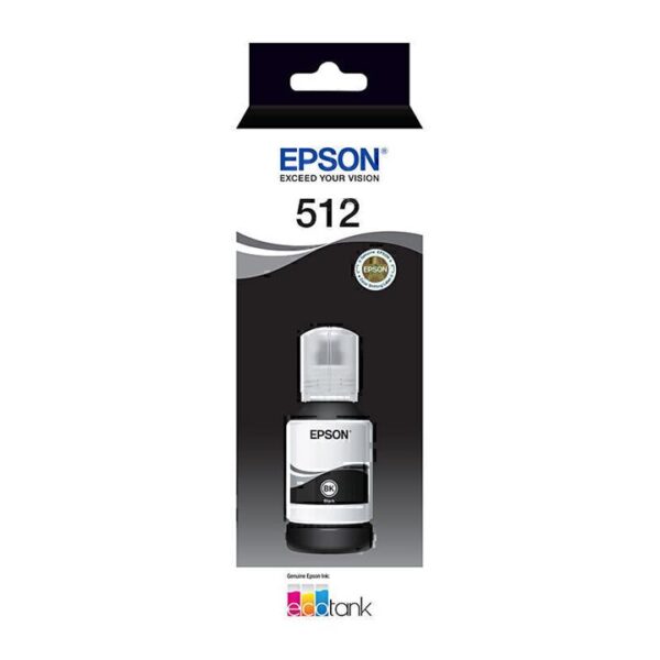 Genuine Epson T512 Black Eco Tank