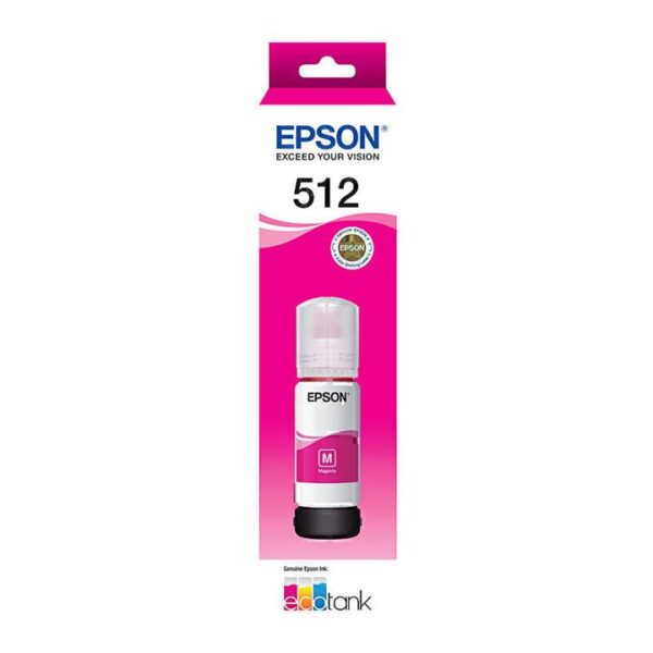 Genuine Epson T512 Magenta Eco Tank