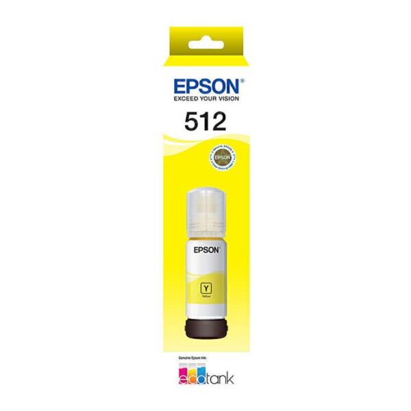 Genuine Epson T512 Yellow Eco Tank