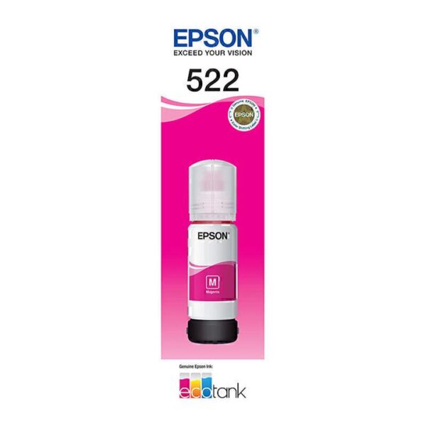 Genuine Epson 522 Magenta Ink Bottle