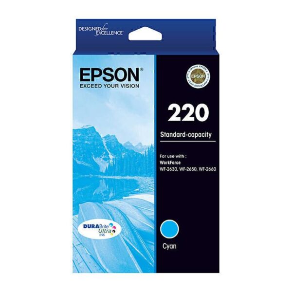 Genuine Epson 220 Cyan