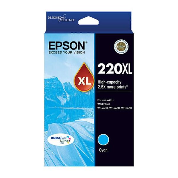 Genuine Epson 220 XL Cyan