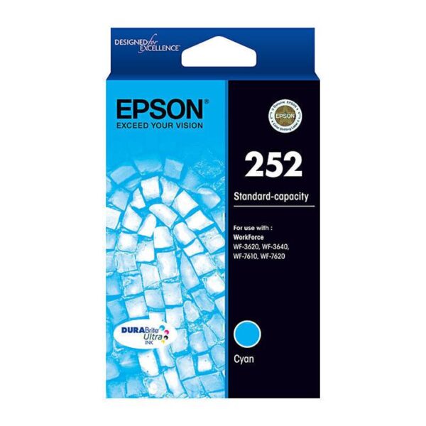 Genuine Epson 252 Cyan