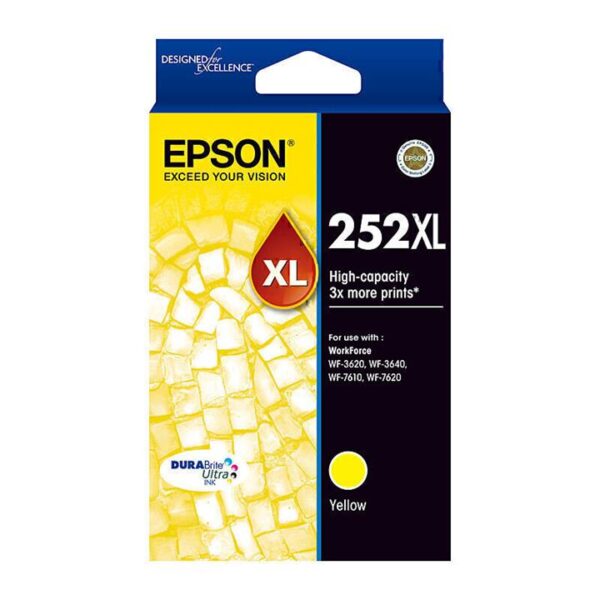 Genuine Epson 252 XL Yellow