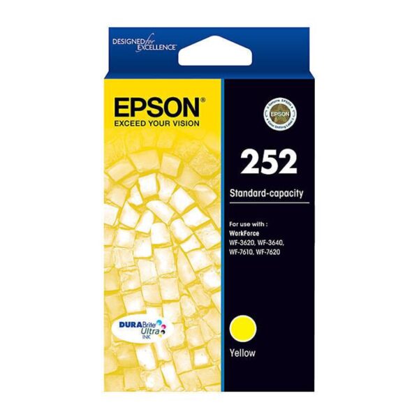 Genuine Epson 252 Yellow