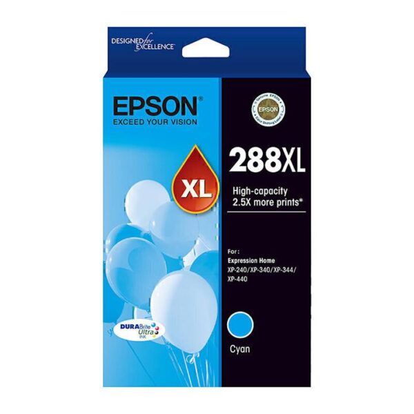 Genuine Epson 288 XL Cyan