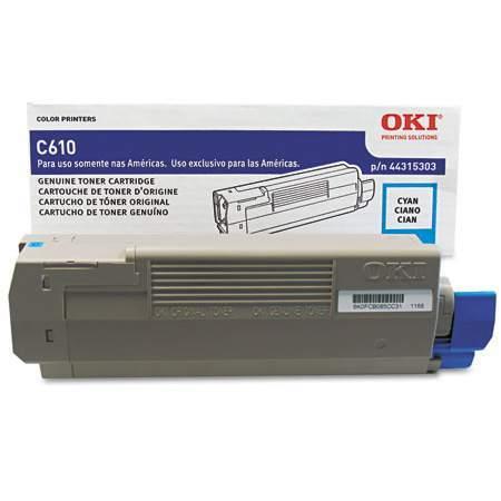 Genuine OKI C712 Cyan Toner