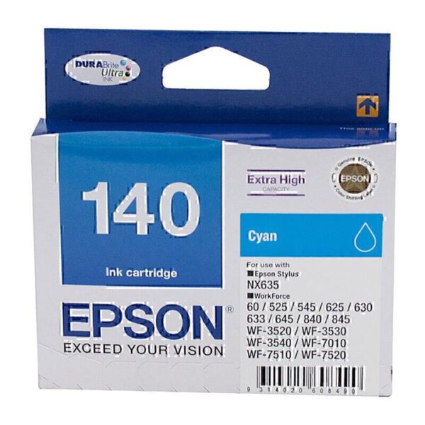 Genuine Epson 140 Cyan