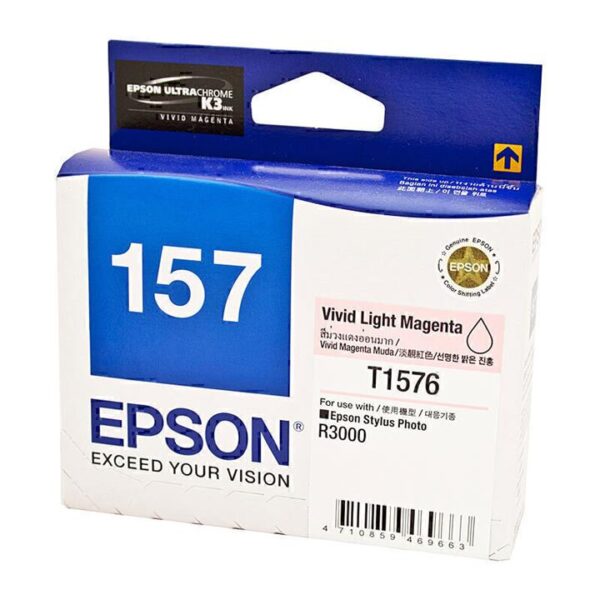 Genuine Epson T1576 Light Magenta