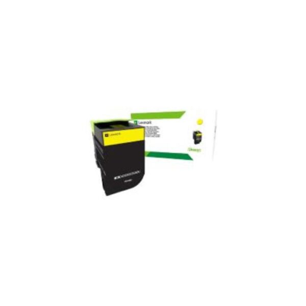 Genuine Lexmark 808SY Std Yellow Toner (2k)