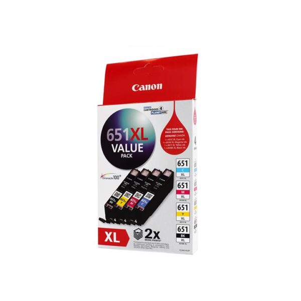 Genuine Canon CLI 651 XL Value Pack