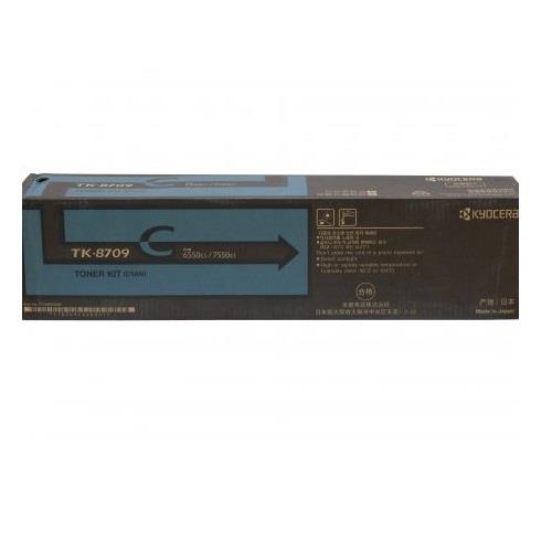 Genuine Kyocera TK8709 Cyan Toner