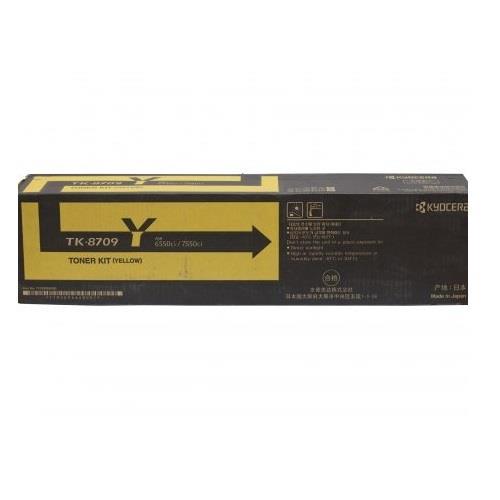 Genuine Kyocera TK8709 Yellow Toner