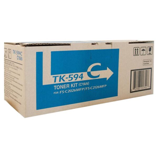 Genuine Kyocera TK594 Cyan Toner