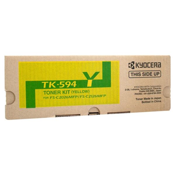 Genuine Kyocera TK594 Yellow Toner