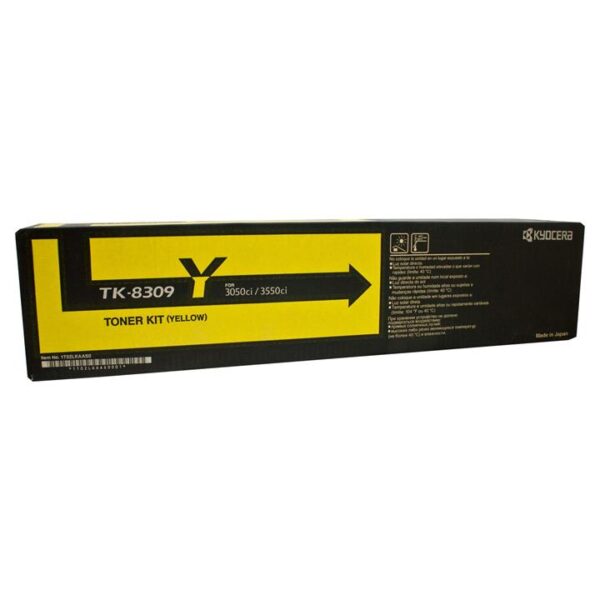 Genuine Kyocera TK8309 Yellow Toner