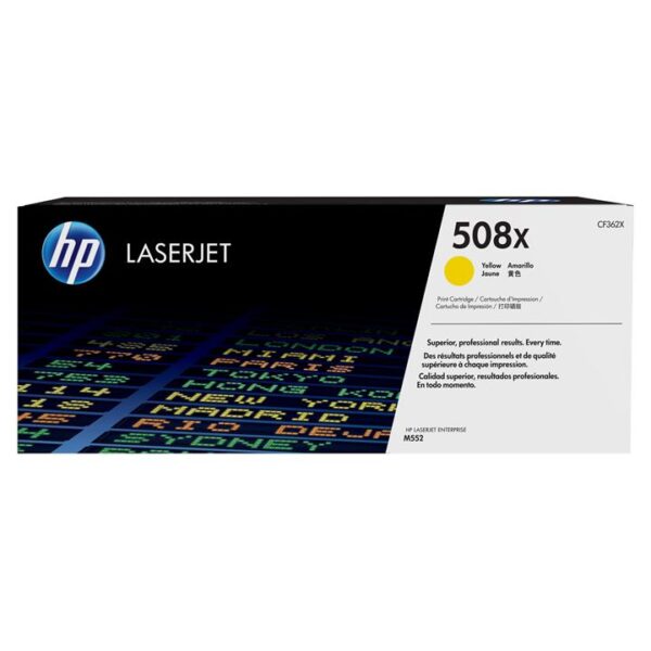 Genuine HP 362X/508X Yellow Toner