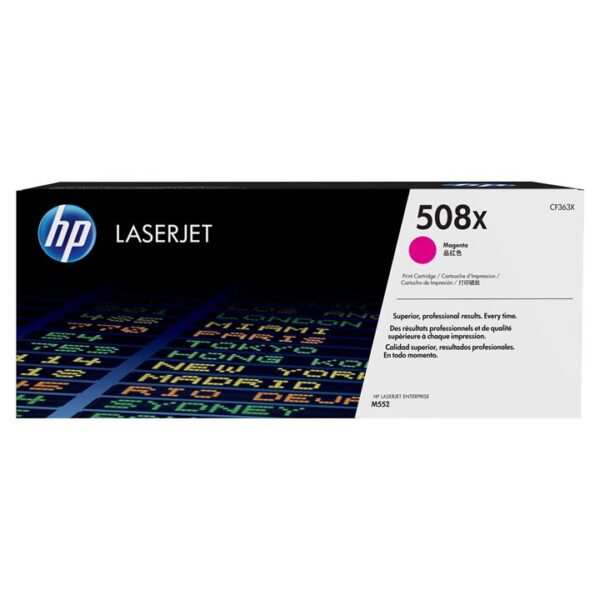 Genuine HP 363X/508X Magenta Toner