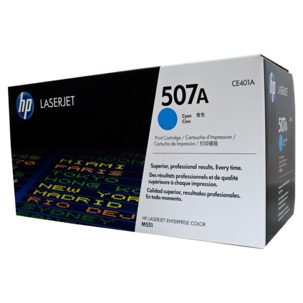 Genuine HP 401A/507A Cyan Toner