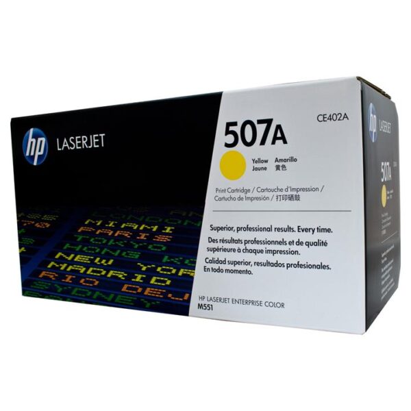 Genuine HP 402A/507A Yellow Toner