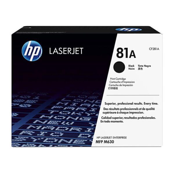 Genuine HP 81A Black Toner